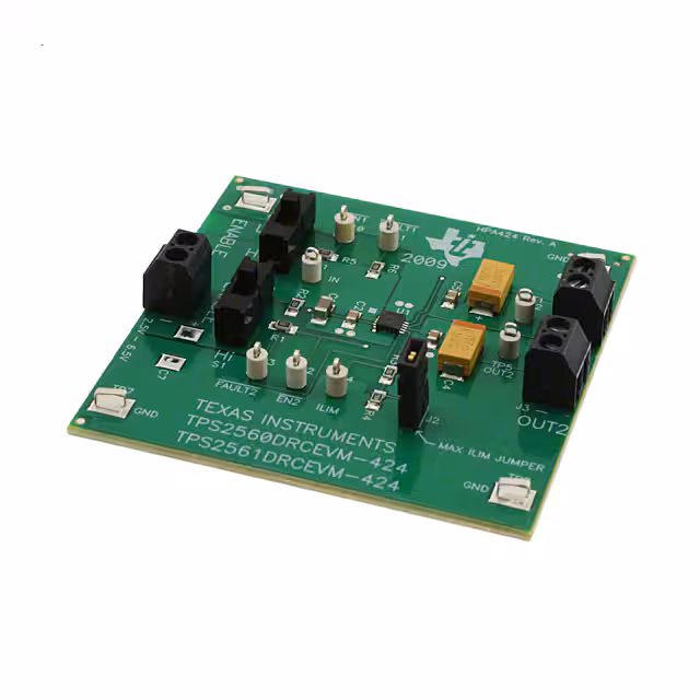 TPS2560DRCEVM-424 Texas Instruments  Cartes et kits d'évaluation et de démonstration